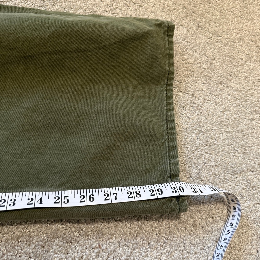 We The Free People Palmer Olive Green Wide Leg Utility Pants Jeans 30 High Rise - Picture 7 of 11